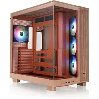 Thermaltake View 380 XL TG ARGB, Midi Tower, PC, Sand, ATX, micro ATX, Mini-ITX, SPCC, Gehärtetes Glas, Gaming