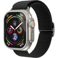 Vonmählen Woven Loop Armband für Apple Watch | 38/40/41/42 mm - Schwarz