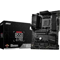 MSI B550-A PRO, AMD, Sockel AM4, AMD Ryzen 3000 Series, DDR4-SDRAM, 128 GB, DIMM