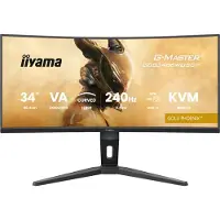 Iiyama G-MASTER GCB3486WQSCP-B1, 86,4 cm (34"), 3440 x 1440 Pixel, UltraWide Quad HD, 0,4 ms, Schwarz