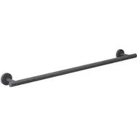 Herzbach Deep Grey Badetuchhalter 23.816000.1.06 Länge 600 mm, Wandmontage, Befestigung verdeckt, grau matt