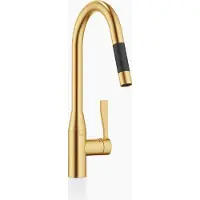 Dornbracht SYNC Einhebelmischer mit Pull-down-Brause, schwenkbar, Ausladung 240mm, 33870895-28, Farbe: Messing gebürstet