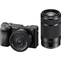 Sony Alpha 6400 Kit, SEL-P16502 & SEL-55210 Systemkamera mit Objektiv 16-50 mm 55-210 mm, 7,6 cm Display Touchscreen, WLAN