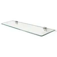 Tulup Glasregal Bad Glasablage Badezimmer 40x13 cm Badezimmer Glasablage Transparent Glasablage für Badezimmer