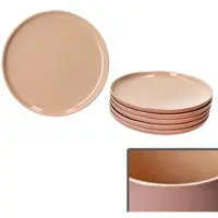 Ritzenhoff & Breker 6er Set Jasper Puder Kuchenteller aus Steingut - 414509