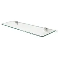 Tulup GLASABLAGE 80x13 cm Glas Weiß