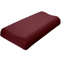 TRAUMSCHLAF Universal Bezug für Nackenstützkissen L-XL, Höhe 11-14 cm | bordeaux - rot