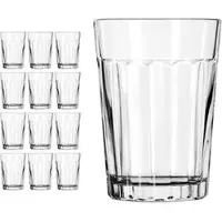 Libbey 12er Set Saftglas -PANELED TUMBLERS- 251 ml, Ø 7,5 cm, H: 10,5 cm