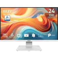 MSI Pro MP241W E14V, 60,5 cm (23.8"), 1920 x 1080 Pixel, Full HD, LCD, 4 ms, Weiß