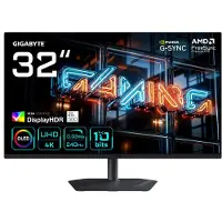 Gigabyte MO32U24 OLED Gaming Monitor Flat, 80,3 cm (32"), 3.840x 2.160 UHD, 0,03ms, neig-, schwenk-, höhenverstellbar, Pivot, HDMI, DP, USB, Speaker