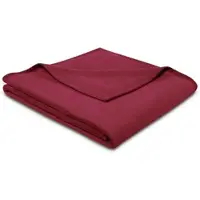 Biederlack Wohndecke Cotton Sense 150x200 cm | brombeer - rot
