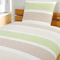 BETTWARENSHOP Renforce Bettwäsche Dany Kissenbezug einzeln 80x80 cm | frühlingsgrün - grün