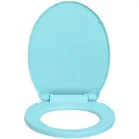 Helloshop26 - WC-Sitz mit Absenkautomatik WC-Becken Badezimmer-WC-Sitz für Zuhause Restaurant Geschäft Hotel oval grün 02_0002925