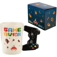 Puckator Pixel Game Over Video Game Controller Tasse Mehrfarbig Mehrfarbig One Size