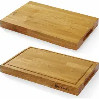Hendi Servierbrett aus Eichenholz,, 420x280x(H)40mm