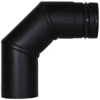 Bertrams Pelletino Bogen 10SBO90-80G 90°, ohne Reinigungsöffnung, 80 x 0,6 mm, gussgrau