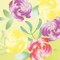 Duni Tissue-Serviette 33 x 33 cm Soft Tropics 3-lagig, 1000 Stk/Krt (4 x 250 Stk)