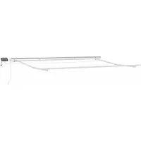 vidaXL Markisenrahmen Weiß 450 x 300 cm Aluminium