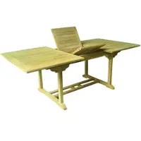 Lex Premium XL Teak Ausziehtisch Rechteckig Gartentisch Teakmöbel Ausziehbar 180 cm