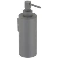 Herzbach Deep Grey Seifenspender 23.811000.1.06 für 200ml, Wandmontage, grau matt