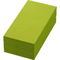Duni Bio Dunisoft Serviette 40 x 40 cm Kiwi, 360 Stk/Krt (6 x 60 Stk)