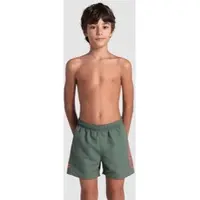 Arena Badeshorts Jungen Fundamentals Logo - Sage-fluo Red - 116