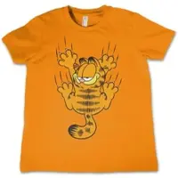 Garfield Shirt "Hanging On Kids T-Shirt" in Orange | Gr.: M