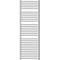 LuxeBath Badheizkörper - 600 x 1800 mm - Chrom - gerade mit Seitenanschluss - Heizkörper Handtuchwärmer Handtuchtrockner, ohne Heizstab