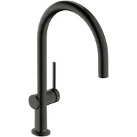 Hansgrohe Talis M54 Einhebel-Küchenmischer 220, 1-jet, 72804340, Farbe: Brushed Black Chrome