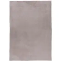 KADIMA DESIGN TEPPICH Kurzflor Waschbar NECKAR in Beige, einfarbig, 80 x 250 cm
