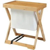 En.casa Campingtisch 'Hattfjelldal' 53x48x32cm Bambus