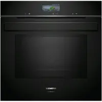 Siemens studioLine HM936GCB1 - iQ700 Backofen mit Mikrowelle mit 5 Jahre Garantie, Schwarz/Edelstahl, 60 x 60 cm
