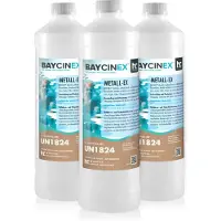 Höfer Chemie 3x1 L BAYCINEX Metall-Ex für Pools gegen Kalk- und Metallablagerungen