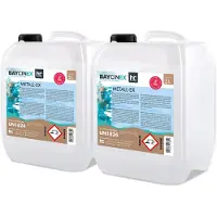 Höfer Chemie 2x5 L BAYCINEX Metall-Ex Reinigungsmittel für Kalk- und Metallablagerungen im praktischen Kanister