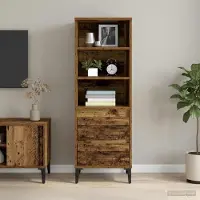 vidaXL Highboard Altholz 40 x 36 x 110 cm Holzwerkstoff