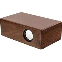 InLine woodbrick, Induktionslautsprecher im Echtholzgehäuse, Walnuss, 3,2 cm, 3 W, 300 - 15000 Hz, 4 Ohm, Verkabelt & Kabellos, Mikro-USB