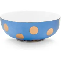 Pip studio Schüssel Dot Delight Light Blue-Gold 20 cm (2er-Set)