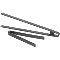 Hendi Silikon-Servierzange, Schwarz, (L)mm