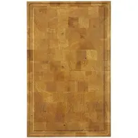 Hendi Servierbrett aus Eichenholz, Hirnholz,, 325x265x(H)30mm
