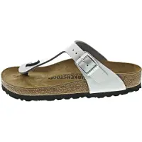 Birkenstock Pantoletten GIZEH Silber Damen