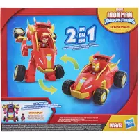 Hasbro Marvel Iron Man and his Awesome Friends Iron Man 2-In-1 Mech-Anzug & Fahrzeug, 3 Jahr(e)
