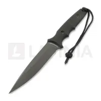 Spartan Blades Harsey Clandestina Messer, Black, Kydex