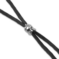 Spartan Blades Black Lanyard with Spartan Helmet Bead