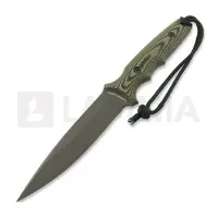 Spartan Blades Harsey Clandestina Messer, Black/Camo, Black Kydex
