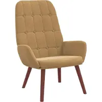 vidaXL Relaxsessel Braun Samt