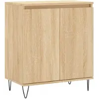 vidaXL Sideboard Sonoma-Eiche 60x35x70 cm Holzwerkstoff