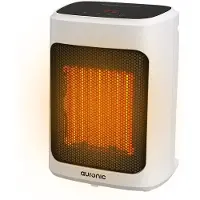 Auronic Heizlüfter - 2000W – Keramik-Heizlüfter mit einstellbarem Thermostat und Timer - 3 Wärmestufen - Elektroheizung - Tragbar – Weiß