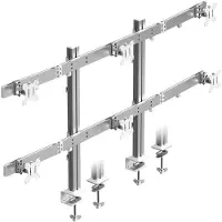 Icy Box Diamond Stand 666 – 6 Monitore bis 32" & 8kg, VESA