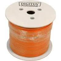 Digitus CAT 7 S/FTP Datenkabel - Verlegekabel, 500 m, Simplex, B2ca, 500 m, Cat7, S/FTP (S-STP), Orange
