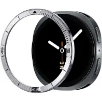 Spigen - Bezel Tune Pilot - for Samsung Galaxy Watch8 44mm, Stainless Steel - Silver